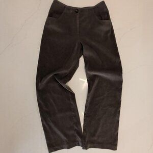 J Jill Sz 4 Soft Women's Brown Straight Leg Trouser Casual Office Pants Pockets